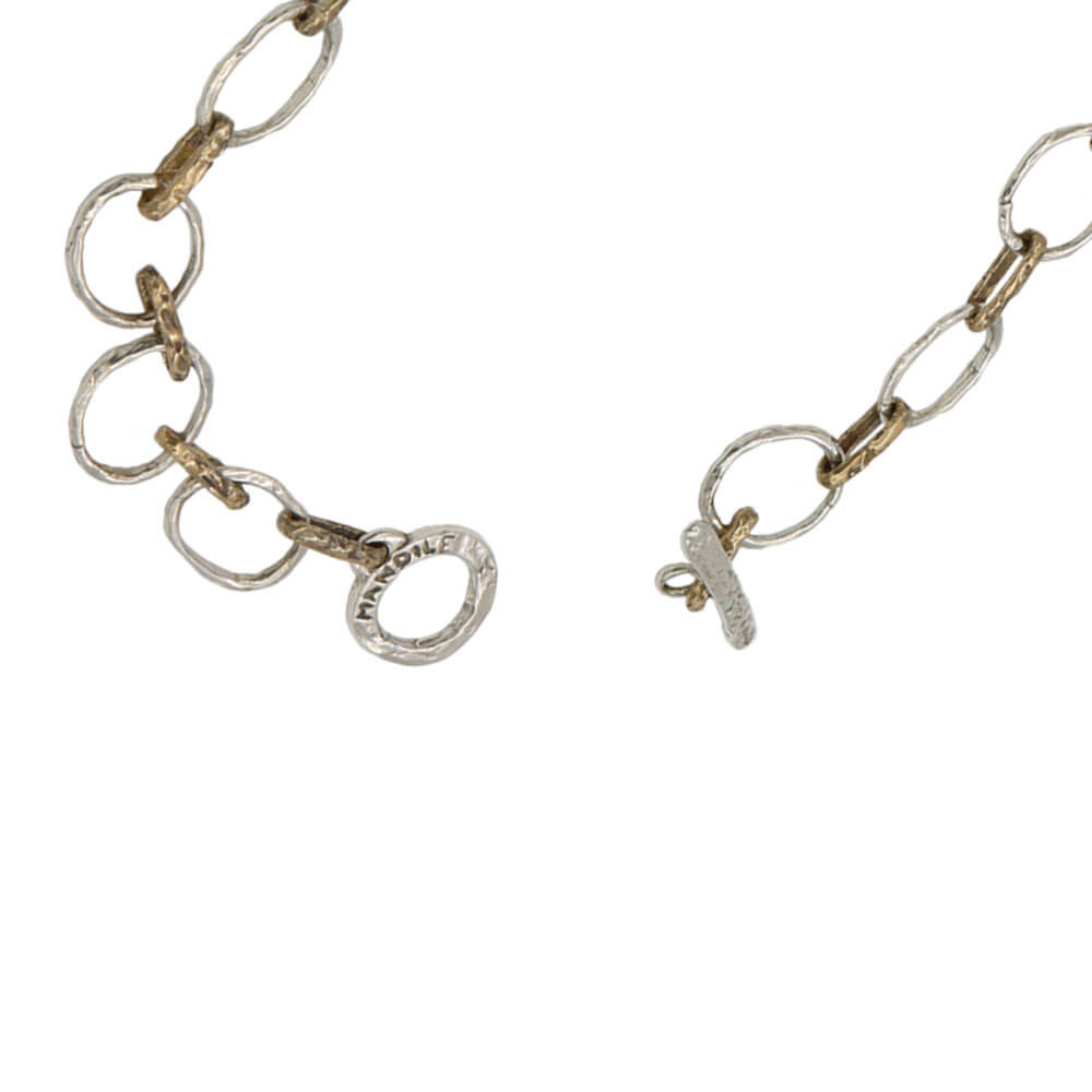 mandile-gioielli_CA056B_choker-necklace-in-sterling-silver-925-and-bronze-oval-and-round-links_alt